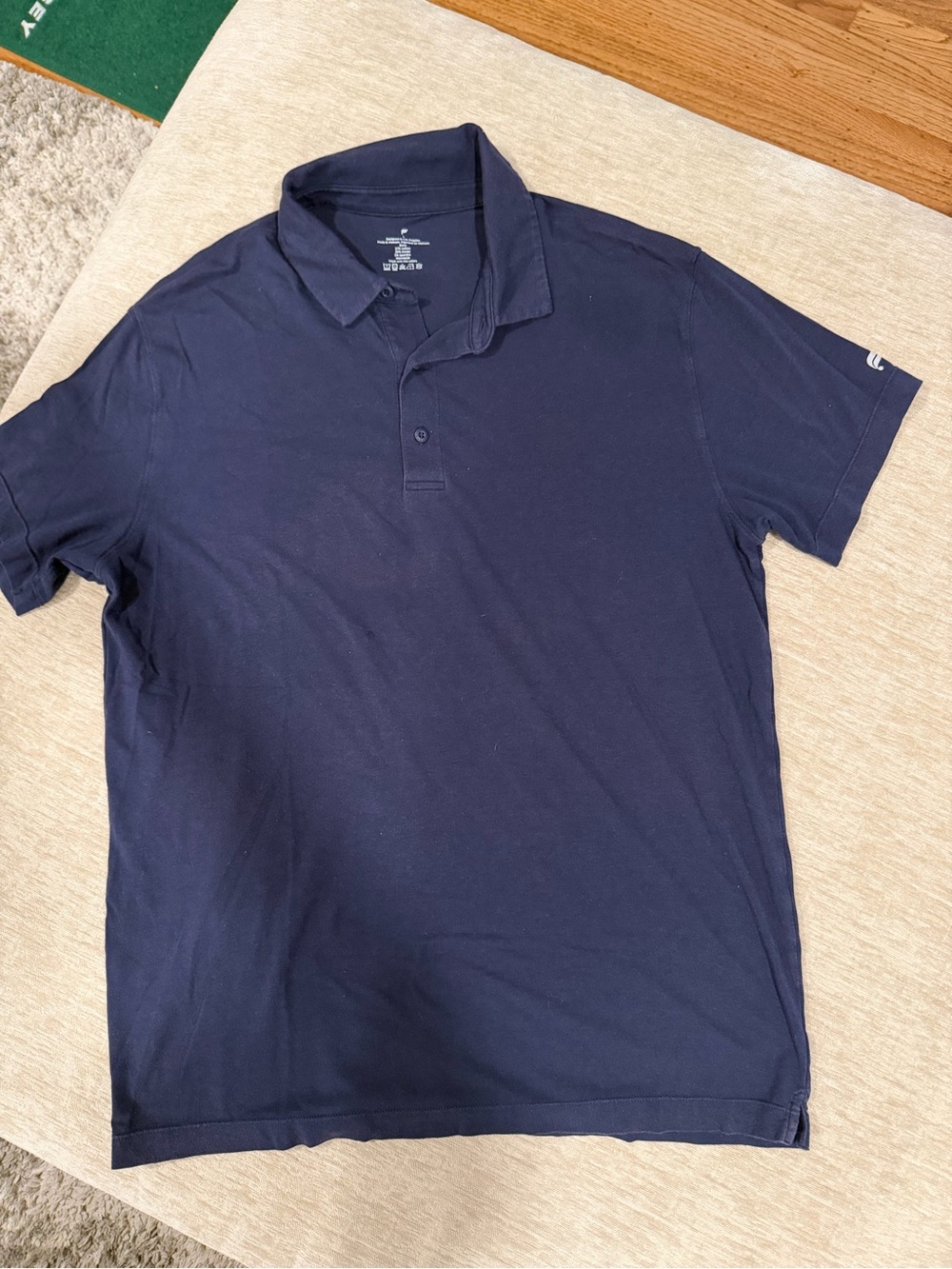 Fabletics Men's Navy Blue Polo Shirt